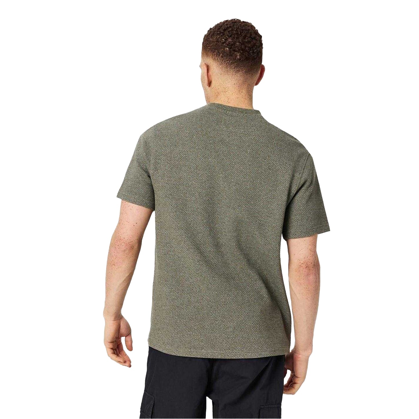 Smokey Blue - Back - Jack Wills Mens Bubble Textured T-Shirt
