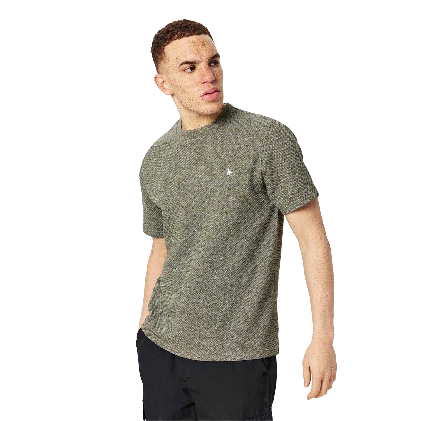 Smokey Blue - Lifestyle - Jack Wills Mens Bubble Textured T-Shirt