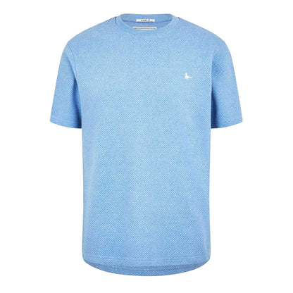 Sky - Front - Jack Wills Mens Bubble Textured T-Shirt