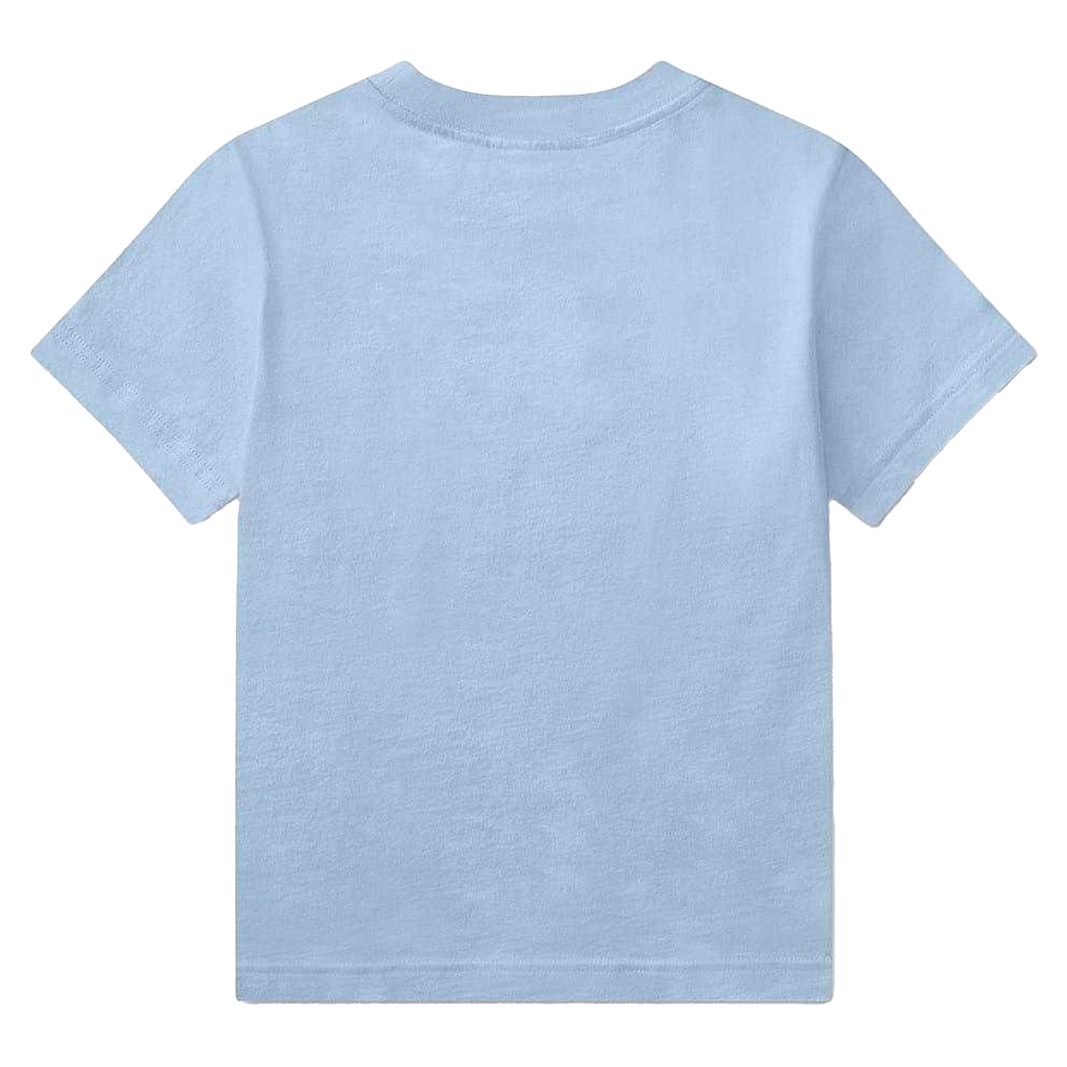 Light Blue - Back - Lacoste Childrens-Kids Basic Embroidered Regular T-Shirt