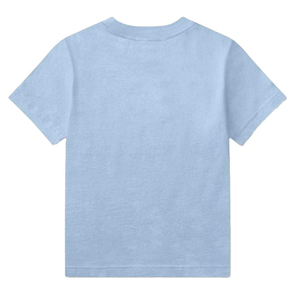 Light Blue - Back - Lacoste Childrens-Kids Basic Embroidered Regular T-Shirt