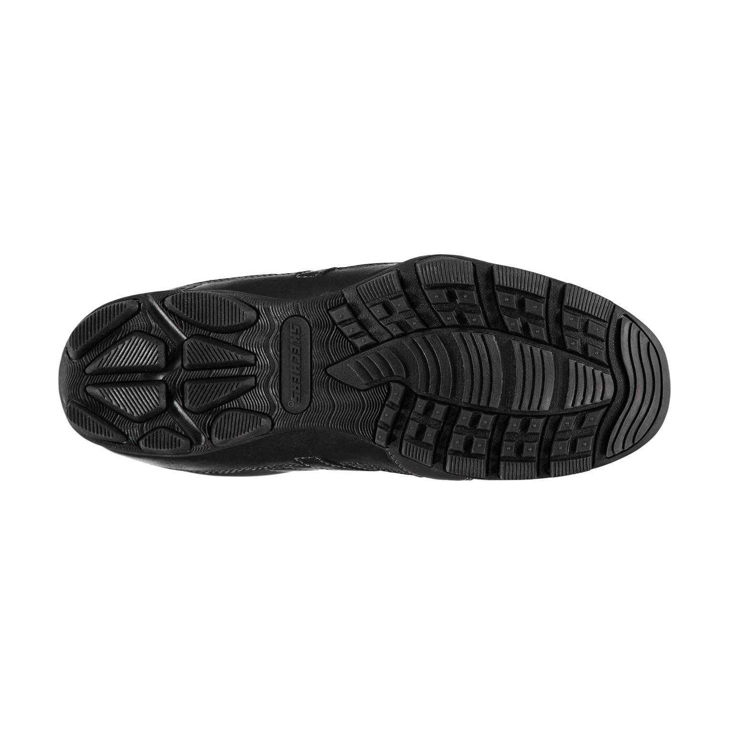 Black - Lifestyle - Skechers Mens Marter Twin Leather Casual Shoes