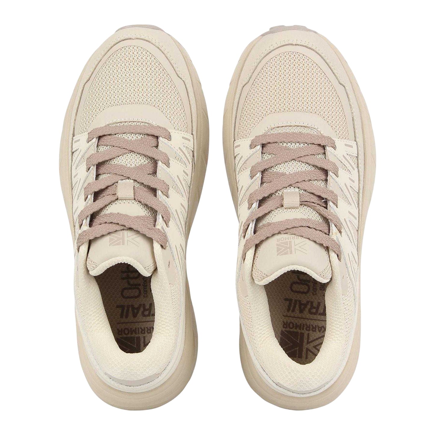 Beige - Side - Karrimor Womens-Ladies Caracal TR Trainers