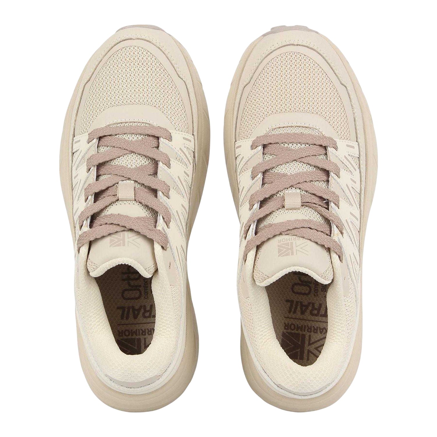 Beige - Side - Karrimor Womens-Ladies Caracal TR Trainers