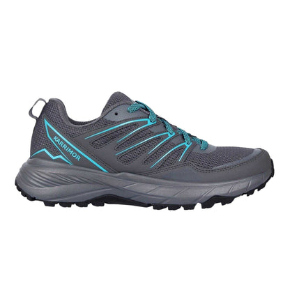 Charcoal-Blue - Front - Karrimor Womens-Ladies Caracal TR Trainers