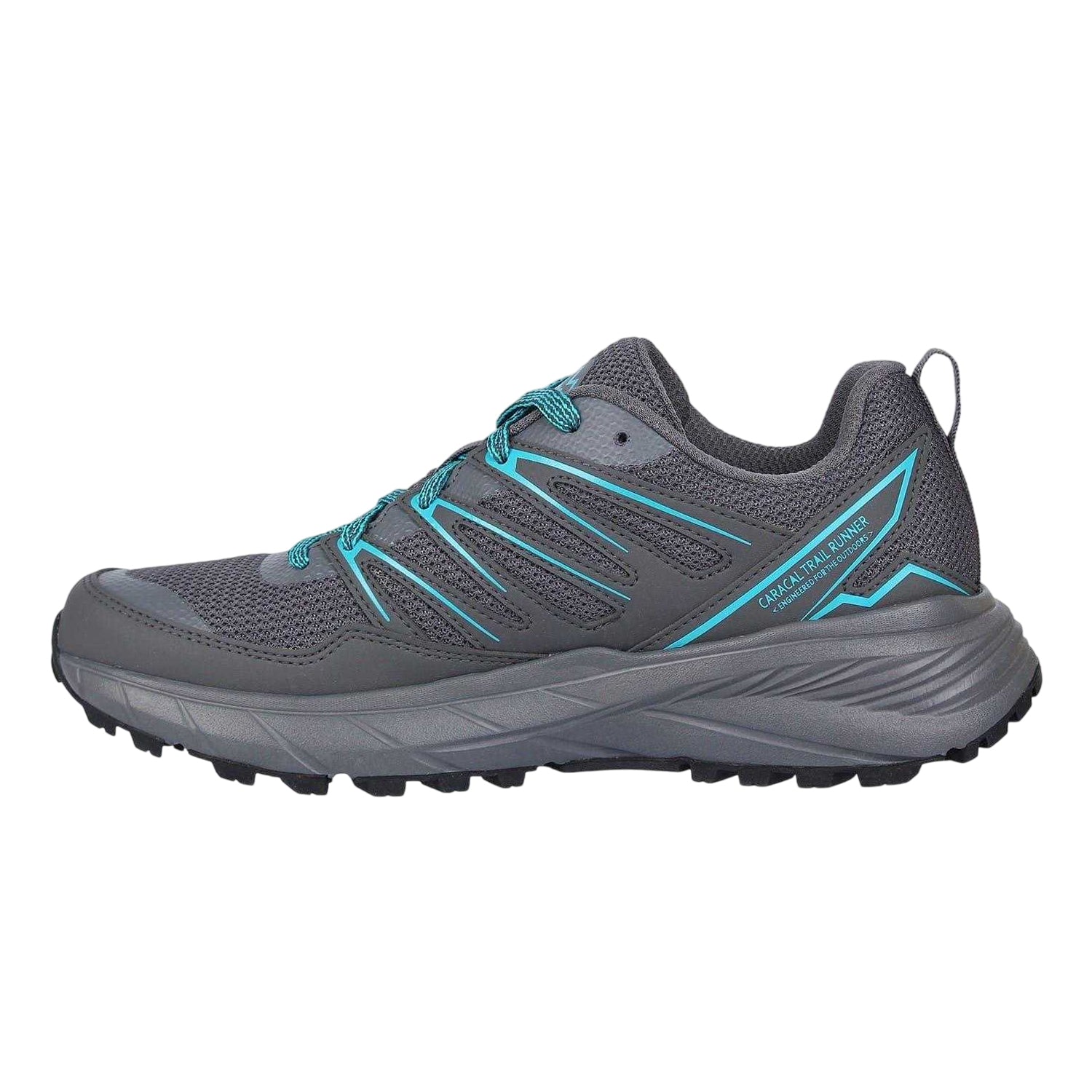 Charcoal-Blue - Back - Karrimor Womens-Ladies Caracal TR Trainers