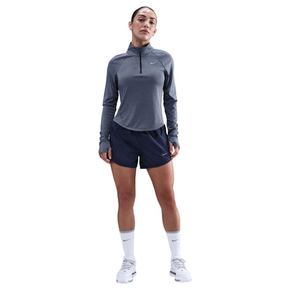 Midnight Navy - Lifestyle - Nike Womens-Ladies Swoosh Long-Sleeved Running Top