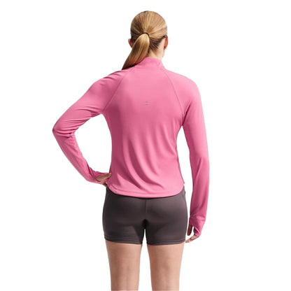 Pink Foam - Back - Nike Womens-Ladies Swoosh Long-Sleeved Running Top