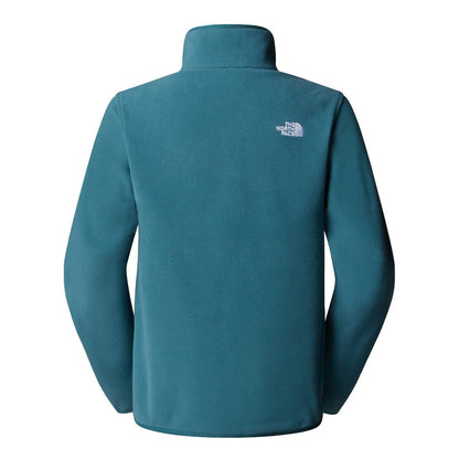 Space - Back - The North Face Womens-Ladies Glacier Logo Quarter Zip Fleece Top