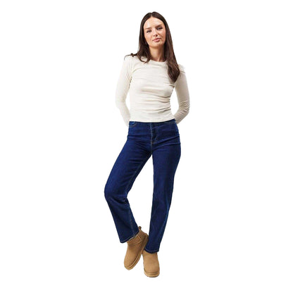 Vintage White - Pack Shot - Jack Wills Womens-Ladies Long-Sleeved T-Shirt