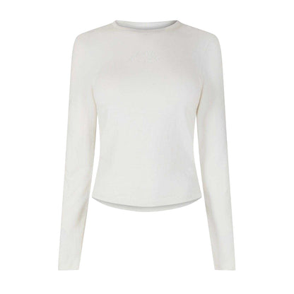 Vintage White - Front - Jack Wills Womens-Ladies Long-Sleeved T-Shirt