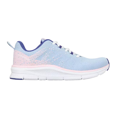 Sky Blue-Pink - Front - Karrimor Girls Duma 6 Shoes