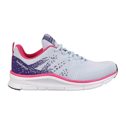 Sky Blue-Purple Violet - Front - Karrimor Girls Duma 6 Shoes
