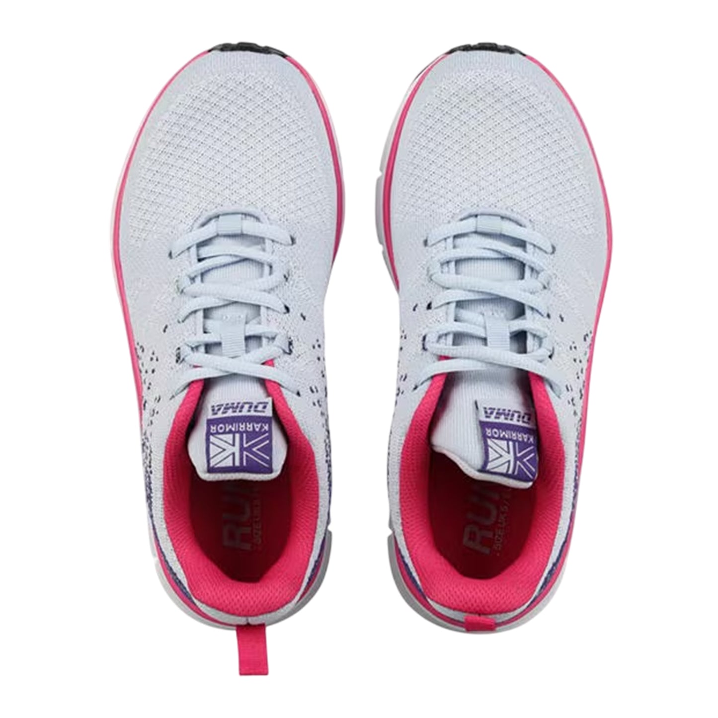 Sky Blue-Purple Violet - Side - Karrimor Girls Duma 6 Shoes