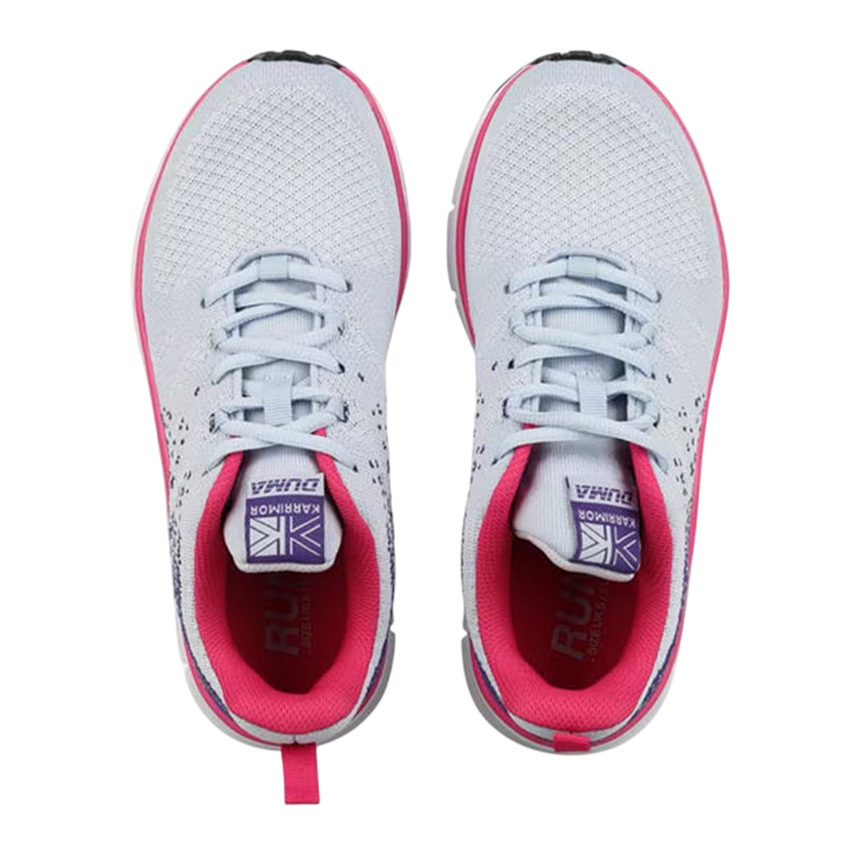 Sky Blue-Purple Violet - Side - Karrimor Girls Duma 6 Shoes