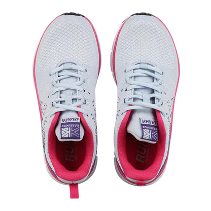 Sky Blue-Purple Violet - Side - Karrimor Girls Duma 6 Shoes
