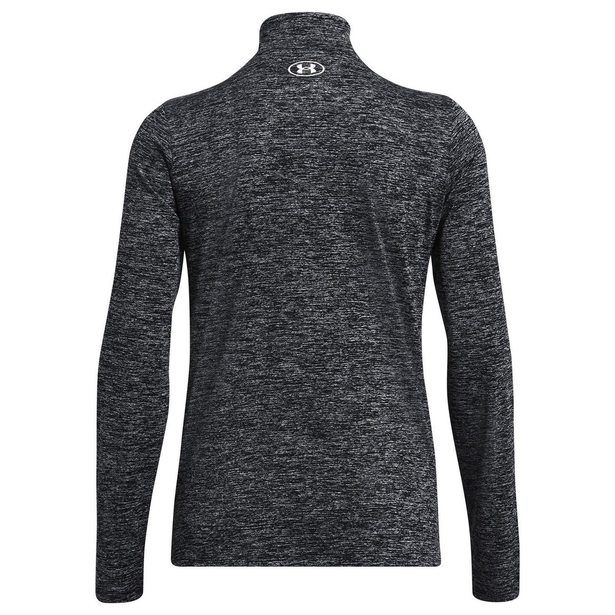 Black Twist - Back - Under Armour Womens-Ladies Tech Textured Half Zip Top