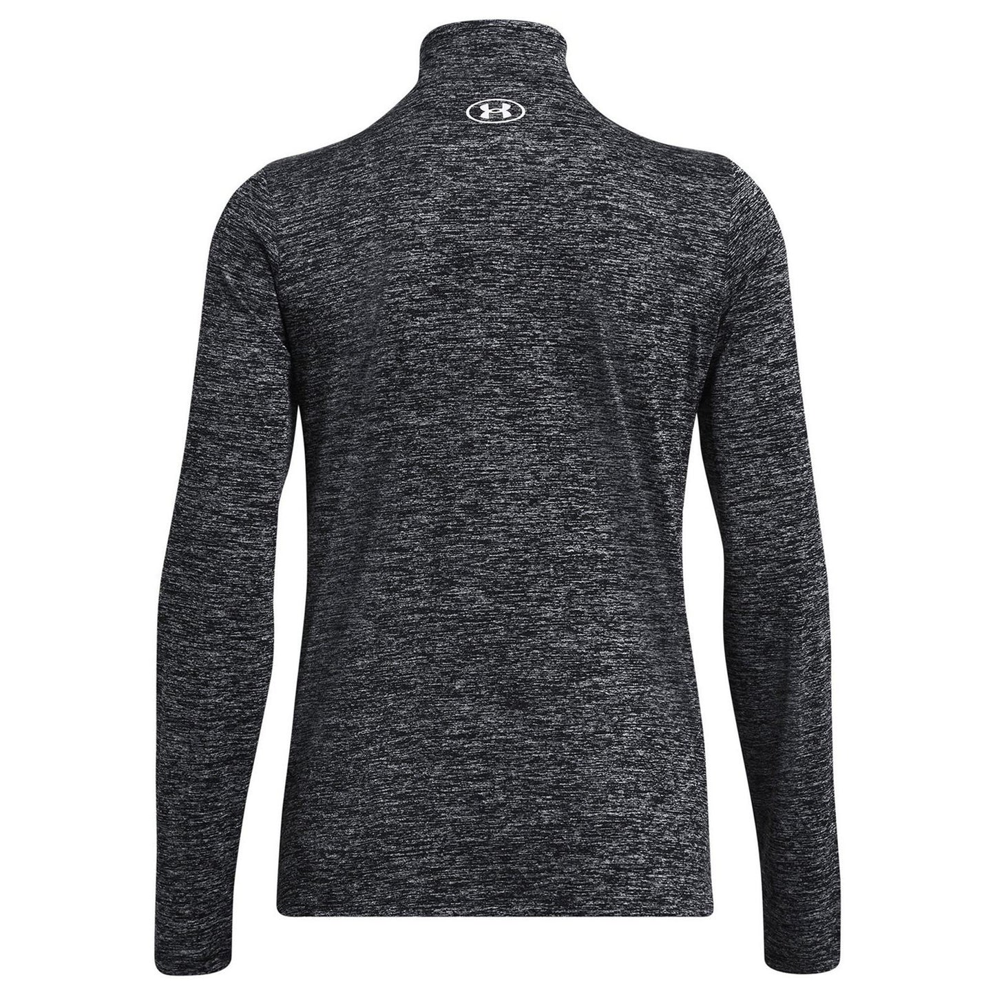 Black Twist - Back - Under Armour Womens-Ladies Tech Textured Half Zip Top