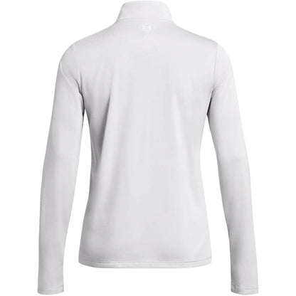 Halo Grey - Lifestyle - Under Armour Womens-Ladies Tech Textured Half Zip Top