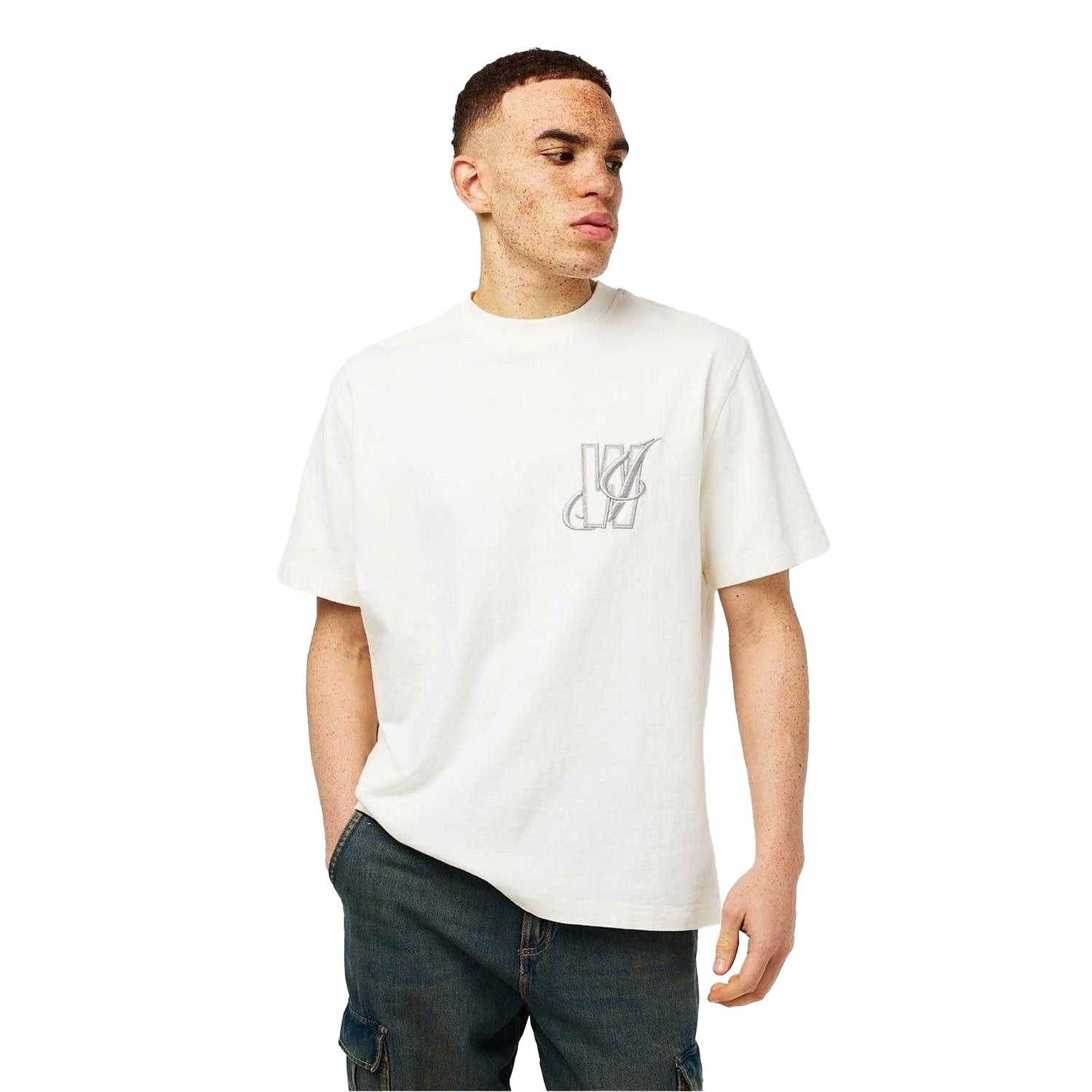 Bone - Lifestyle - Jack Wills Mens Back Print T-Shirt