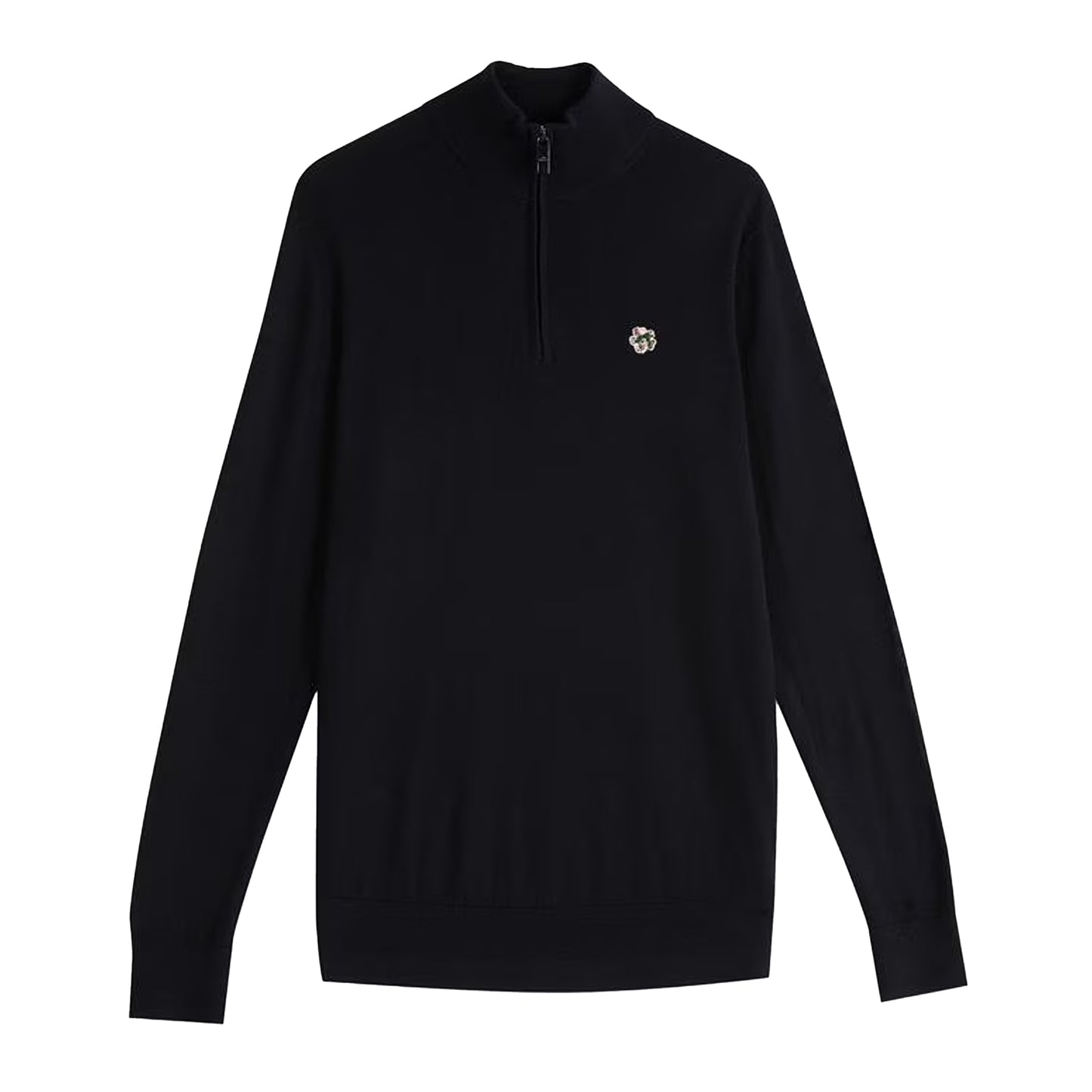 Navy - Front - Ted Baker Unisex Adult Tooting Quarter Zip Sweatshirt