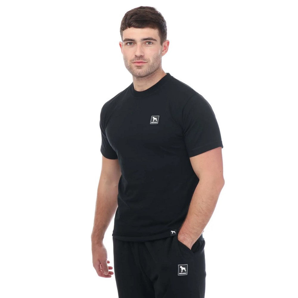 Black - Front - One True Saxon Mens Dixon T-Shirt