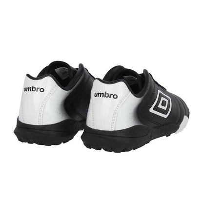 Black-White - Back - Umbro Childrens-Kids Calcio Flat Astro Turf Trainers