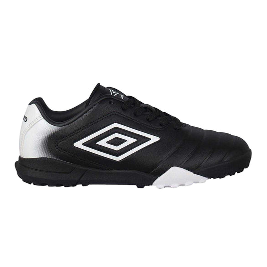 Black-White - Front - Umbro Childrens-Kids Calcio Flat Astro Turf Trainers