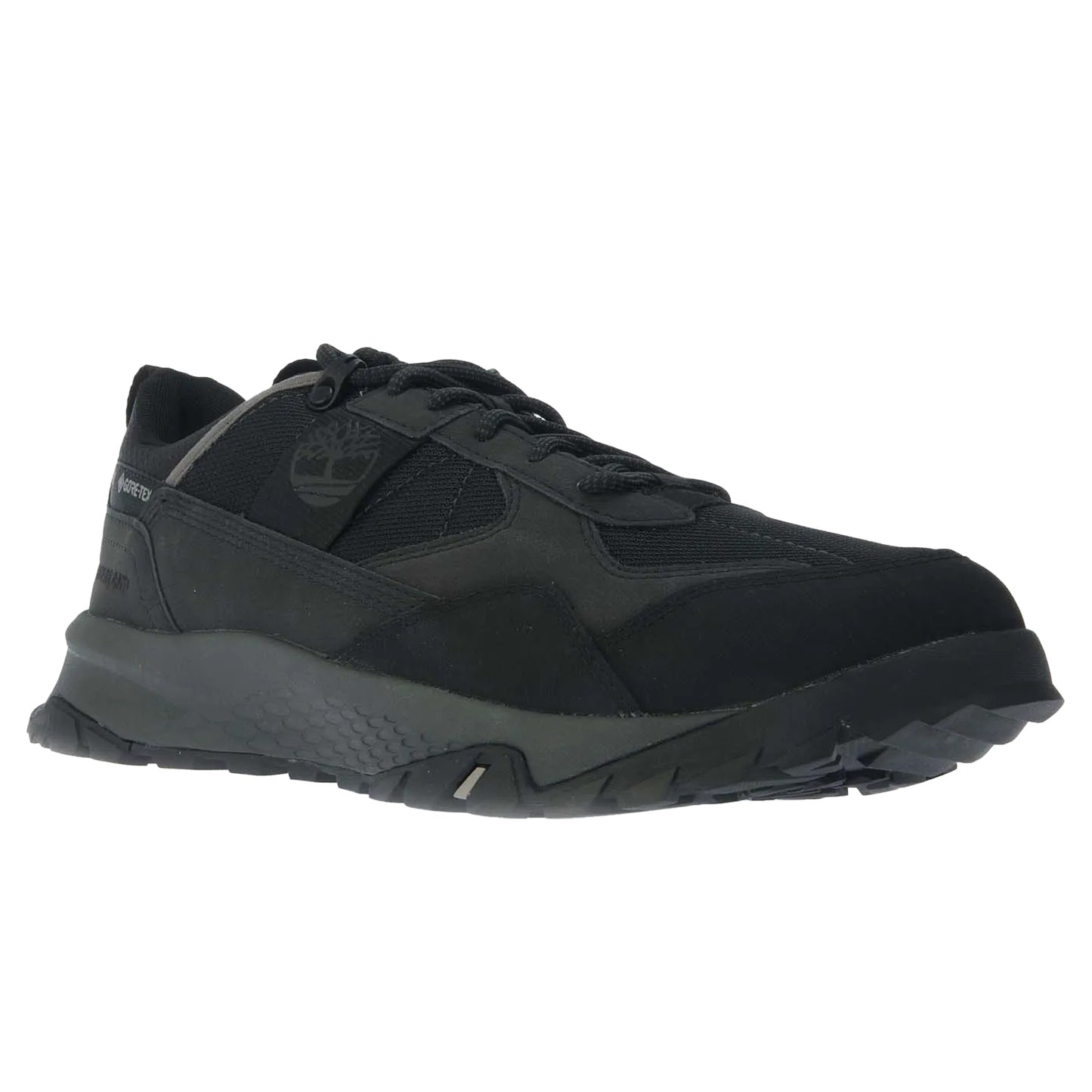 Black - Front - Timberland Mens Lincoln Peak Leather GORE-TEX Hiking Shoes