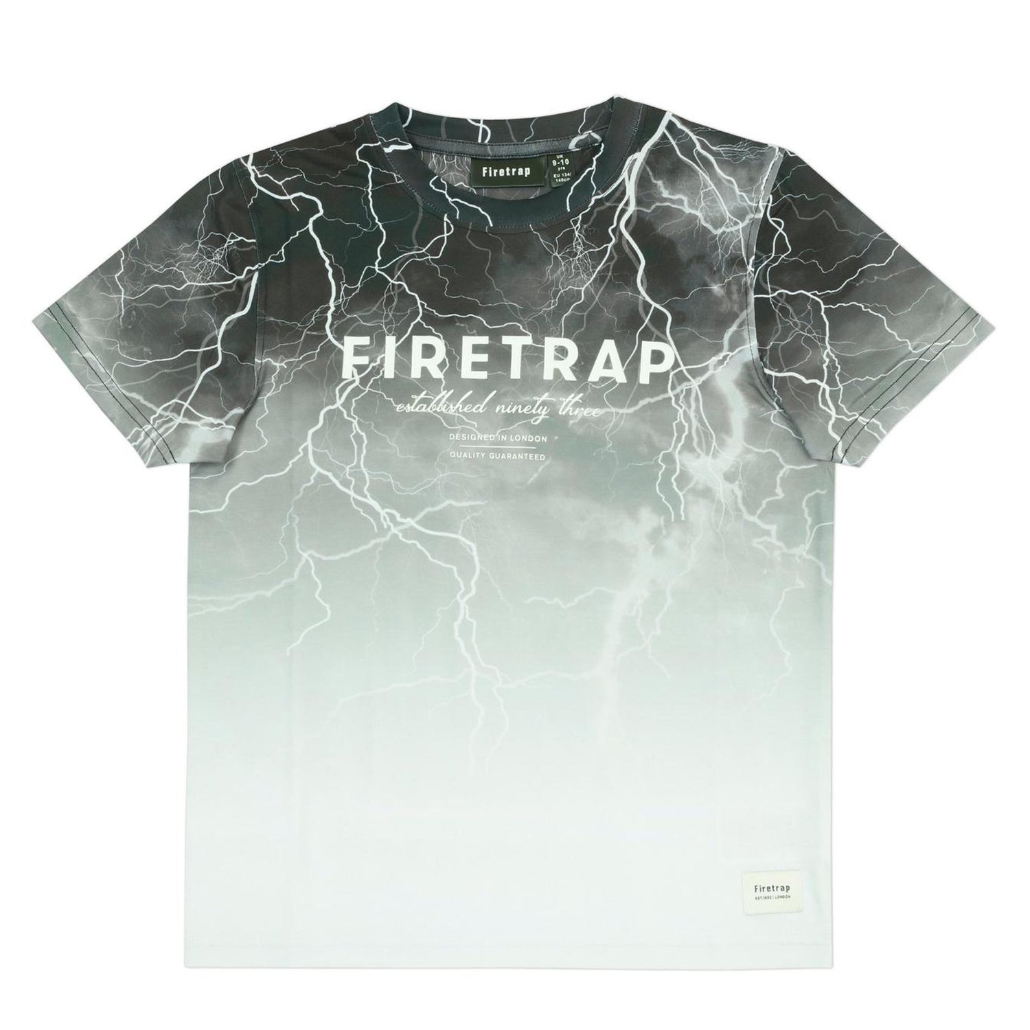Light - Front - Firetrap Boys Sub All-Over Print T-Shirt