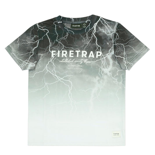 Light - Front - Firetrap Boys Sub All-Over Print T-Shirt