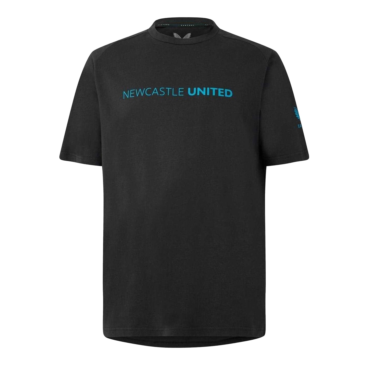 Black - Front - Castore Mens Newcastle United FC Crew Neck T-Shirt