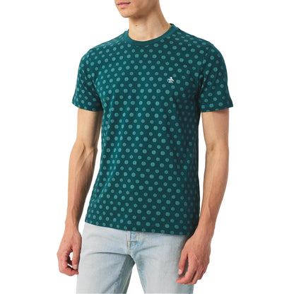 June Bug - Side - Original Penguin Mens Geometric Crew Neck T-Shirt