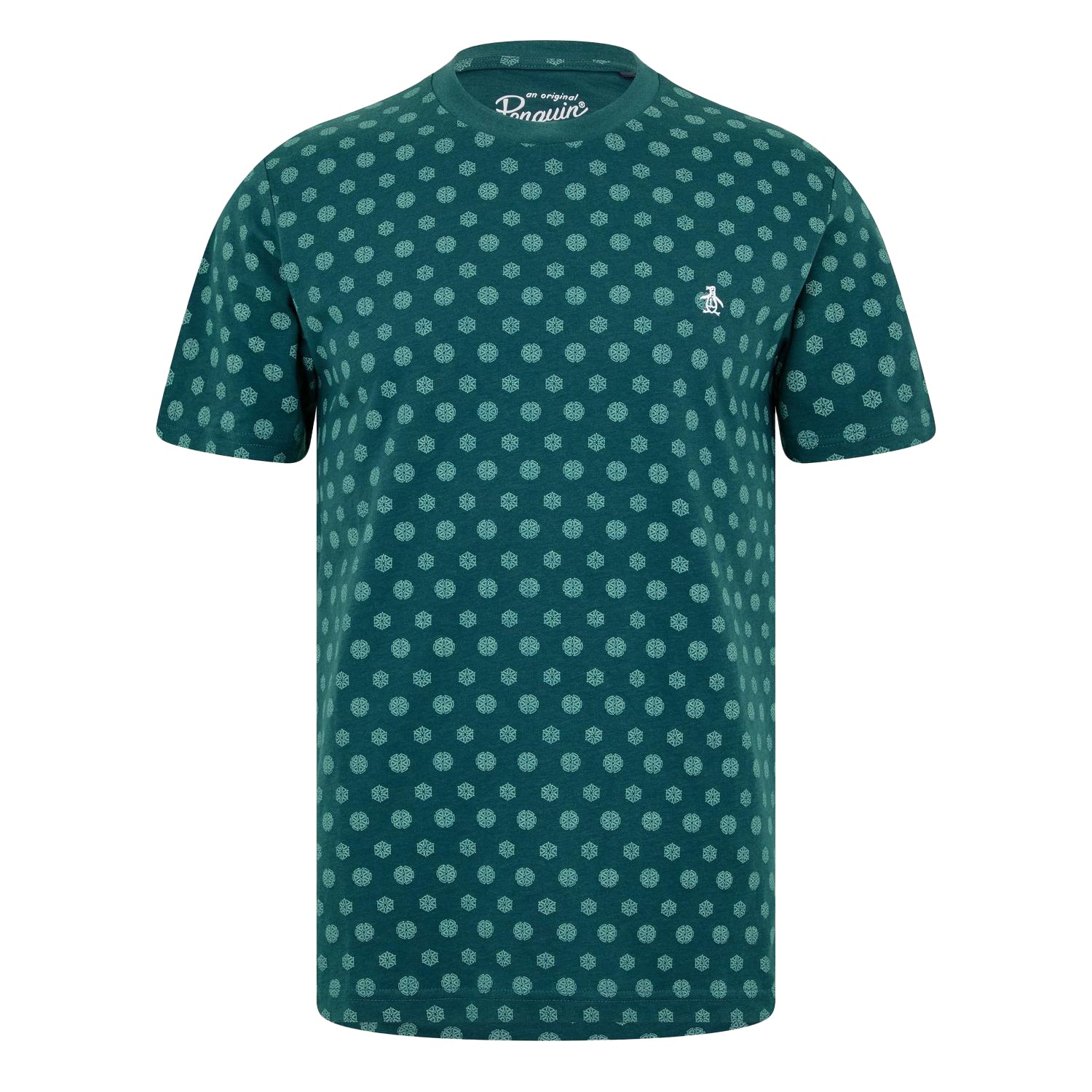 June Bug - Front - Original Penguin Mens Geometric Crew Neck T-Shirt