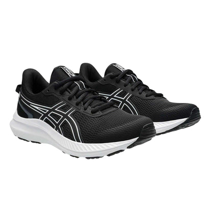 Black-White - Side - Asics Womens-Ladies Jolt 5 Running Shoes