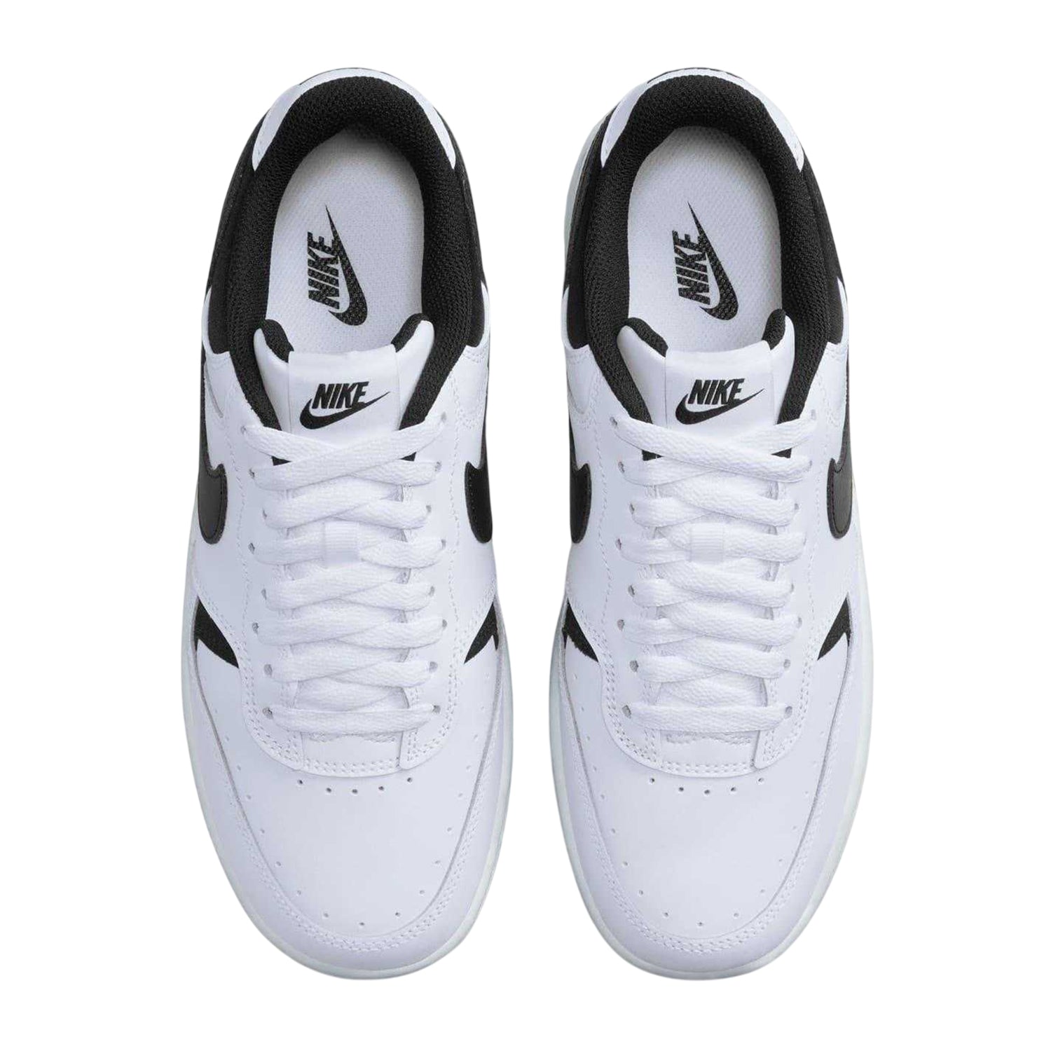 White-Black - Lifestyle - Nike Womens-Ladies Gamma Force Leather Platform Trainers
