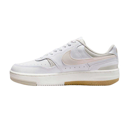 White-Off White - Back - Nike Womens-Ladies Gamma Force Leather Platform Trainers