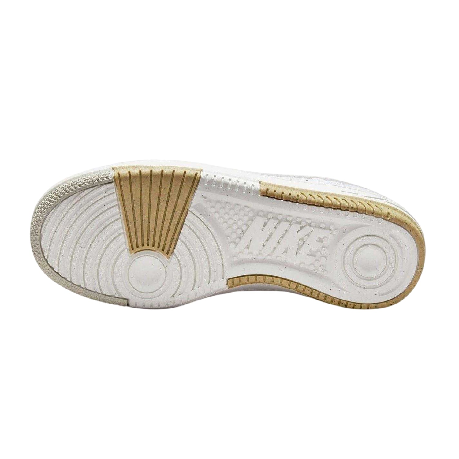 White-Off White - Lifestyle - Nike Womens-Ladies Gamma Force Leather Platform Trainers