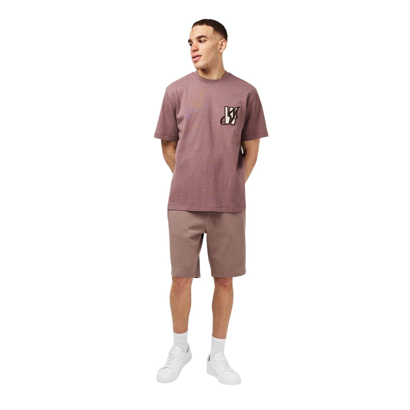 Brick - Pack Shot - Jack Wills Mens Back Print Crew Neck T-Shirt