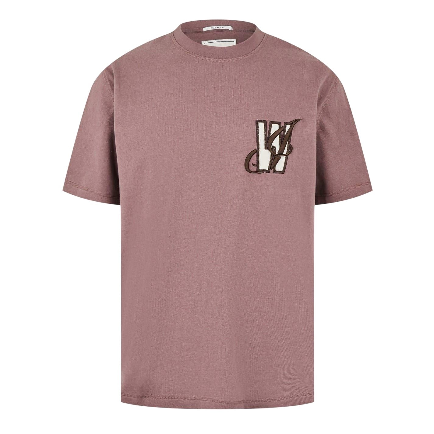 Brick - Front - Jack Wills Mens Back Print Crew Neck T-Shirt
