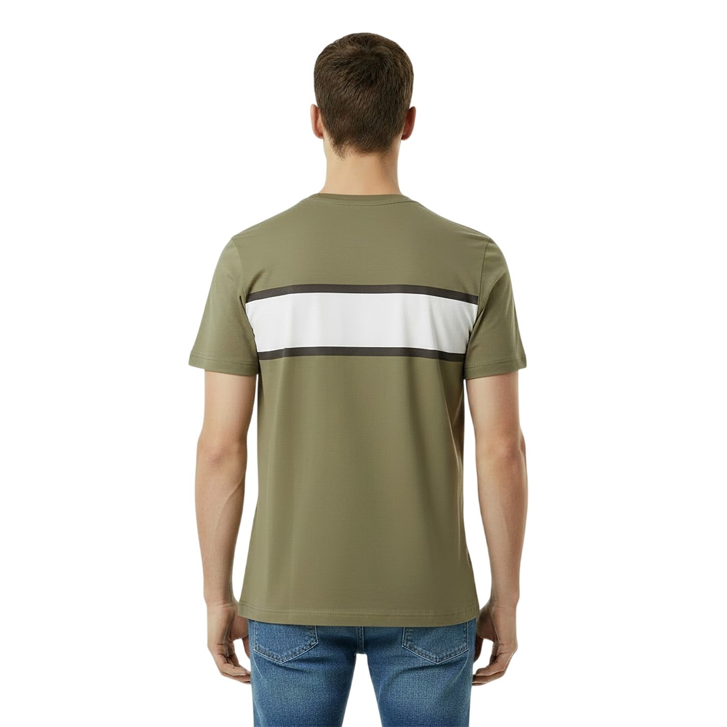 Silver Sage - Lifestyle - Jack Wills Mens Big Logo Crew Neck T-Shirt