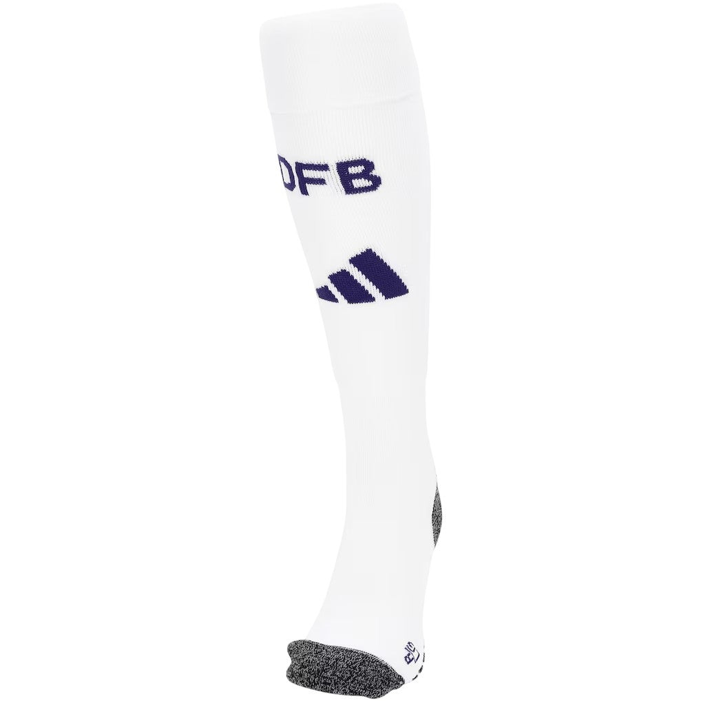 White - Front - Adidas Womens-Ladies Germany DFB Football Socks
