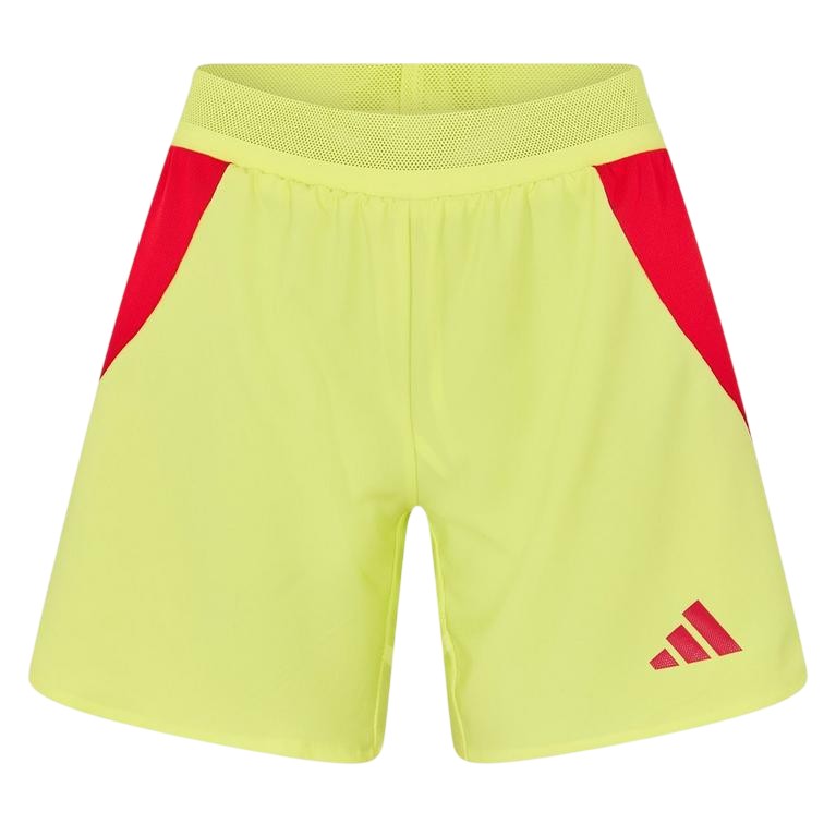 Yellow - Front - Adidas Womens-Ladies Federación Ecuatoriana de Fútbol Shorts