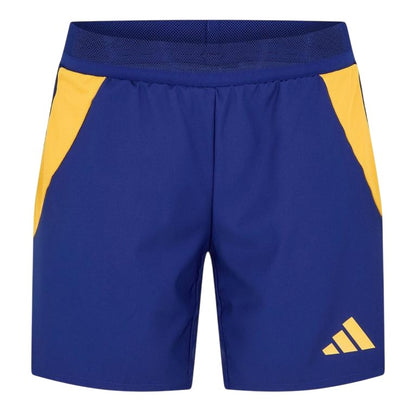 Blue - Front - Adidas Womens-Ladies Federación Ecuatoriana de Fútbol Shorts