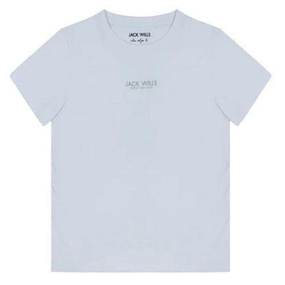 White - Front - Jack Wills Childrens-Kids Core T-Shirt