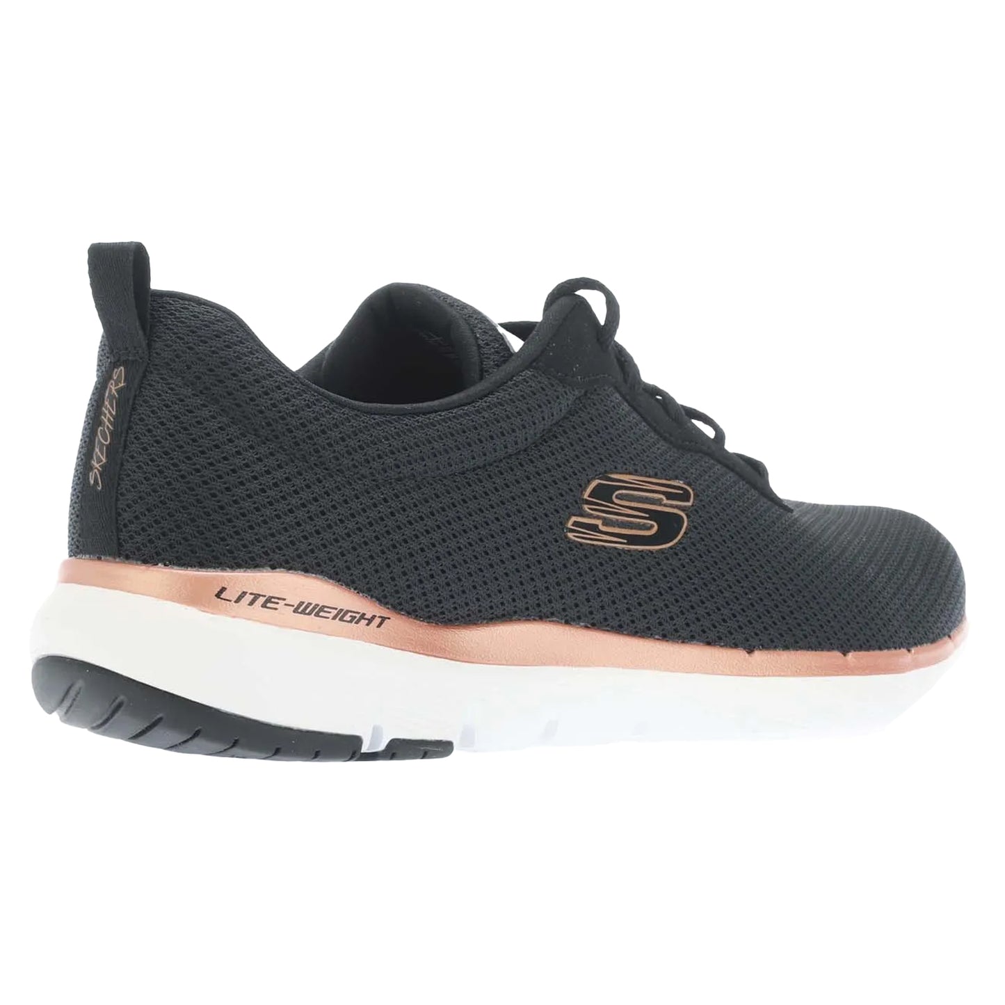Black - Back - Skechers Womens-Ladies Flex Appeal 3.0 First Insight Trainers