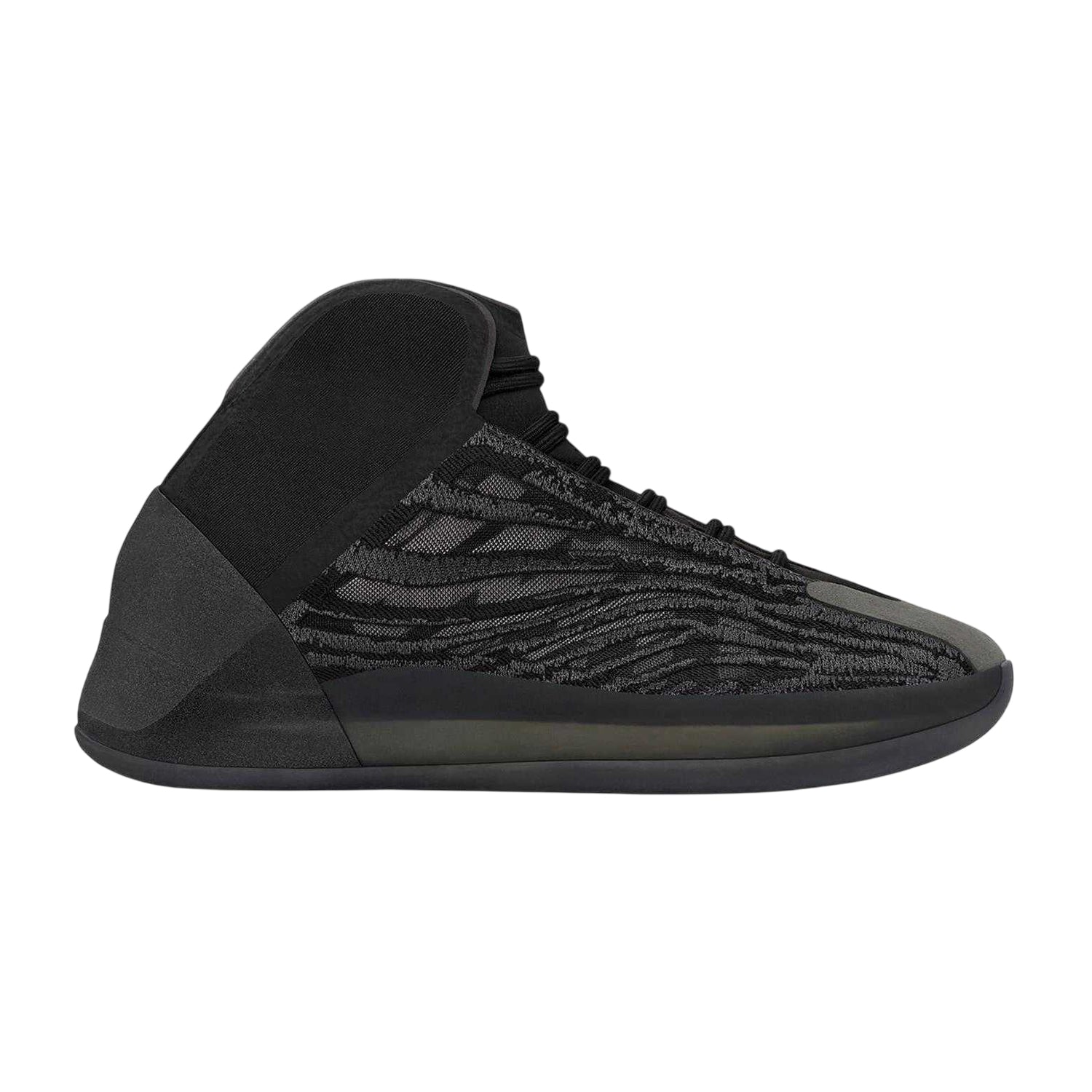 Onyx - Front - Yeezy Mens Quantum Suede Shoes
