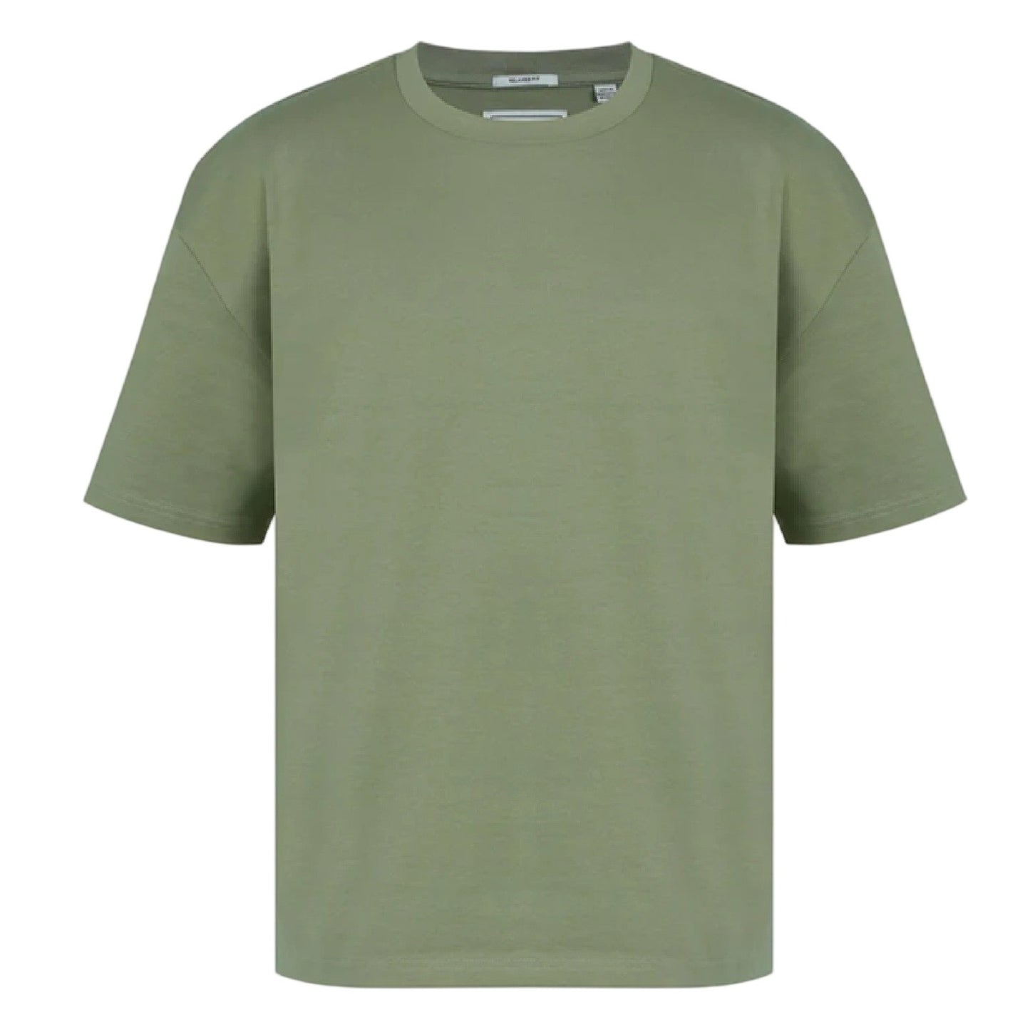 Khaki - Front - Jack Wills Mens Single Jersey Boxy T-Shirt