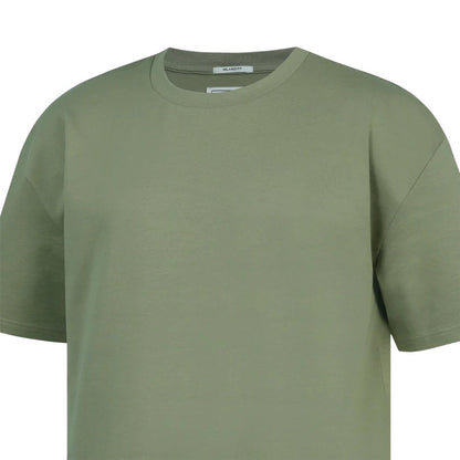 Khaki - Side - Jack Wills Mens Single Jersey Boxy T-Shirt