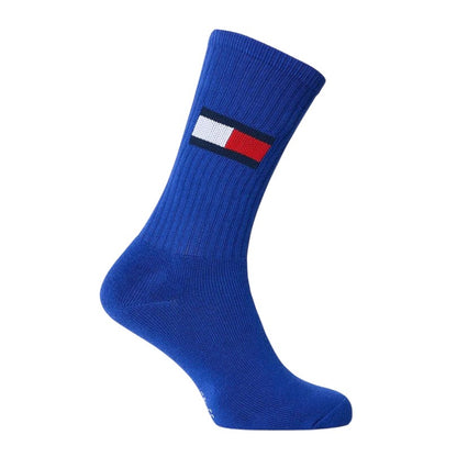 Blue-White - Back - Tommy Jeans Mens Crew Socks (Pack of 2)